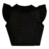 Blusa Juvenil Cropped Infantil