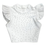 Blusa Juvenil Cropped Infantil