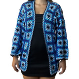Blusa Kimono Feminino Croche