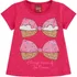 Blusa Kyly Infantil Menina Manga Curta Verão Algodão 1 A 8