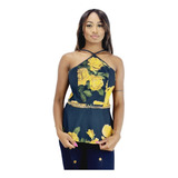 Blusa Lanca Perfume Estampada