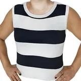 Blusa Linho Trico Listrada
