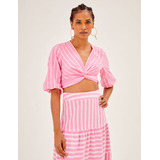Blusa Listra Hibisco