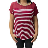 Blusa Listrada Feminina Baratas