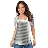 Blusa Listrada Fenda