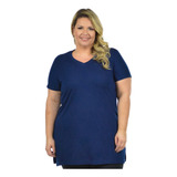 Blusa Longa Feminina Plus