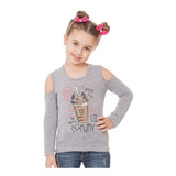 Blusa M longa Infantil