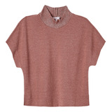 Blusa Malha Gola Alta