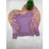 Blusa Manga Bufante Tule Infantil Transparente Mini Diva 