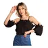 Blusa Manga Com Renda  Alcinha Feminina