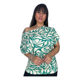 Blusa Manga Curta Ampla