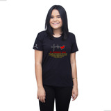 Blusa Manga Curta Baby Look Com Frases Versículos Bíblicos 