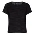 Blusa Manga Curta Faixa Lateral Moletom