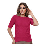 Blusa Manga Curta Feminina
