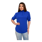 Blusa Manga Curta Gola