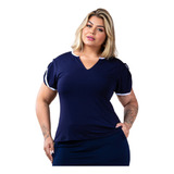 Blusa Manga Curta Soltinha