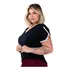 Blusa Manga Curta Soltinha Plus Size Golinha V Larguinha