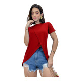 Blusa Manga Curta Soltinha