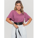 Blusa Manga Evase Feminina