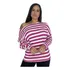 Blusa Manga Longa Ampla Feminina Meia Estação Veste Leg