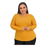 Blusa Manga Longa Com