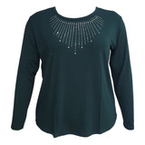 Blusa Manga Longa Com