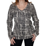 Blusa Manga Longa Feminina