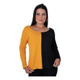 Blusa Manga Longa Feminina