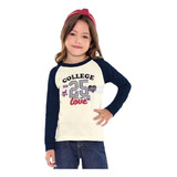 Blusa Manga Longa Infantil