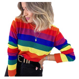 Blusa Manga Longa Listrada