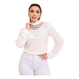 Blusa Manga Longa Moda