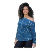 Blusa Manga Longa Viscomalha