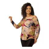Blusa Manga Longa Viscomalha