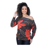 Blusa Manga Longa Viscomalha