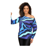 Blusa Manga Longa Viscomalha