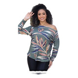 Blusa Manga Longa Viscomalha