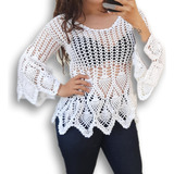Blusa Manga Morcego Blusa
