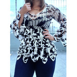 Blusa Manga Morcego De