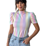 Blusa Manga Princesa Gola