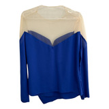 Blusa Mangas E Colo