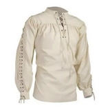 Blusa Masculina Medieval Pirata