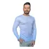 Blusa Masculina Slim Manga Longa Canelada Ribana Premium