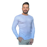 Blusa Masculina Slim Manga