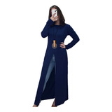 Blusa Maxi Fenda Frontal