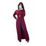 Blusa Maxi Fenda Frontal