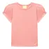 Blusa Milon Infantil Menina Manga Curta Lisa Básica Cotton