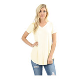 Blusa Moda Feminina Decote