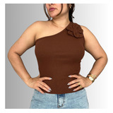 Blusa Moda Feminina Ombro