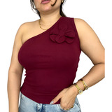 Blusa Moda Feminina Ombro