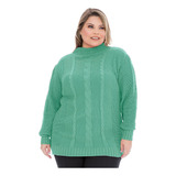 Blusa Moda Tricot Manga